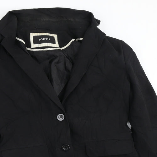South Womens Black   Jacket Blazer Size 10