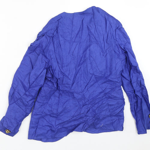 Hardor Womens Purple   Jacket Blazer Size 8