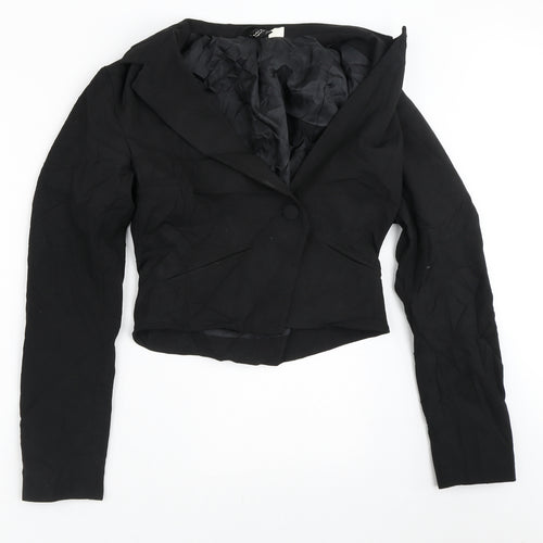 Divided Womens Black   Jacket Blazer Size S