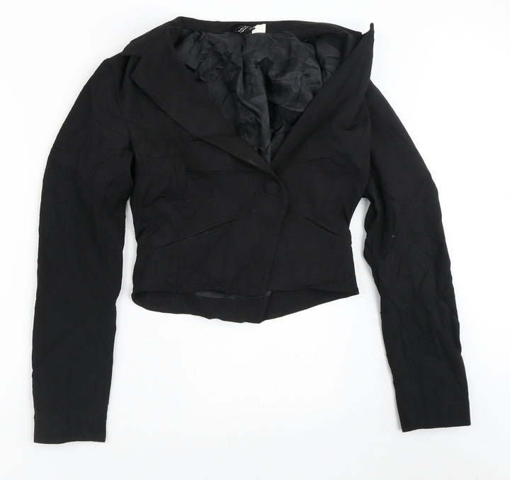 Divided Womens Black Jacket Blazer Size S
