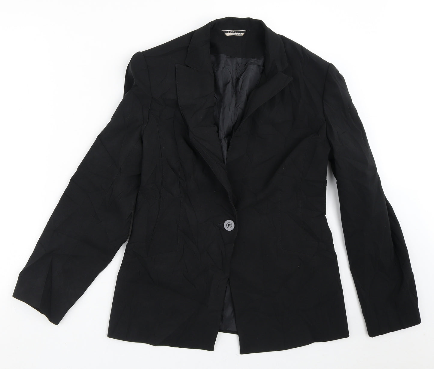 George Womens Black   Jacket Blazer Size 12