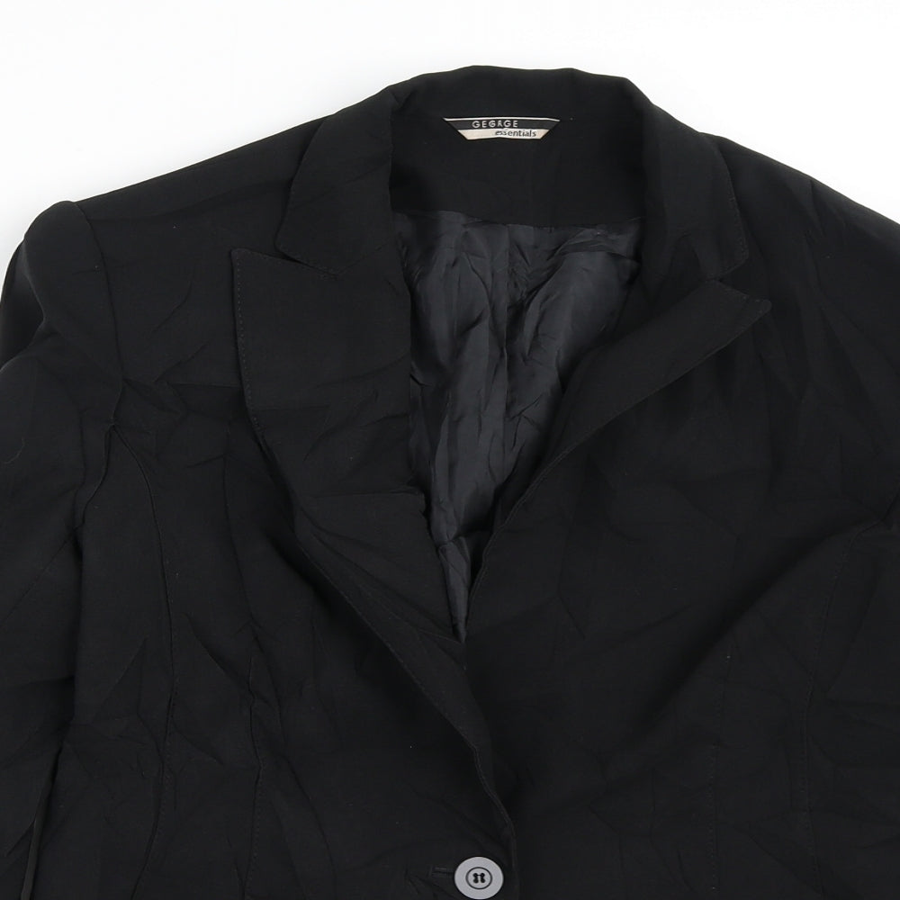 George Womens Black   Jacket Blazer Size 12