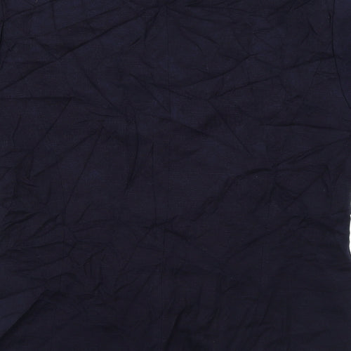 Spice Womens Blue   Jacket Blazer Size M   - Short Sleeves