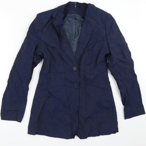 Dorothy Perkins Womens Blue Striped  Jacket Blazer Size 8