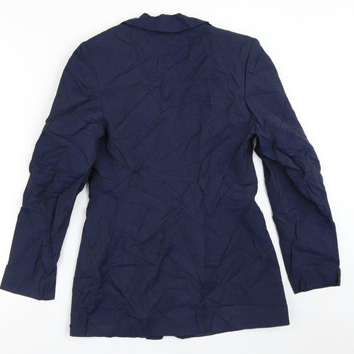 Dorothy Perkins Womens Blue Striped  Jacket Blazer Size 8