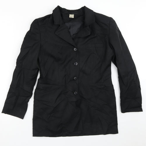 Preworn Womens Black   Jacket Blazer Size 12