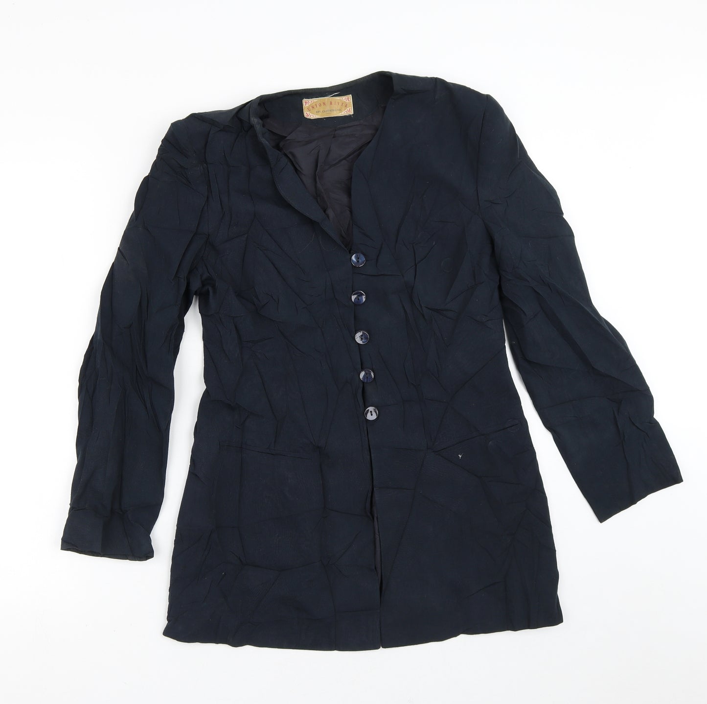 Union River Womens Black   Jacket Blazer Size 8
