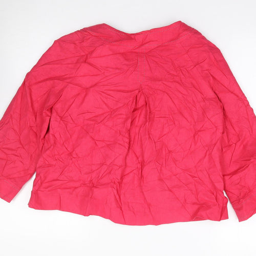 Marks and Spencer Womens Pink   Jacket  Size 8  Button