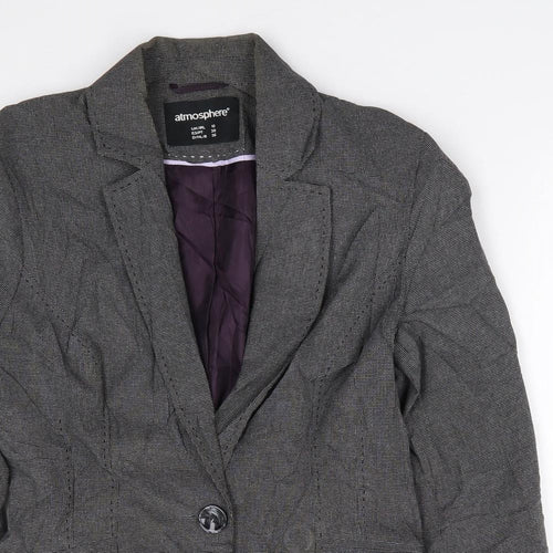 Primark Womens Black  Polyester Jacket Suit Jacket Size 10
