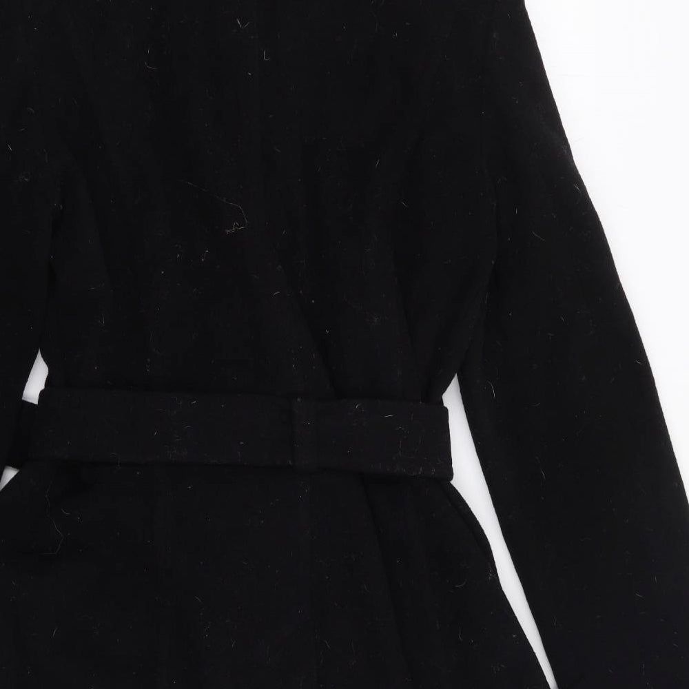 Dorothy Perkins  Womens Black   Military Jacket Coat Size 12  Button