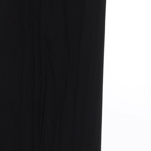 Boohoo Womens Black  Viscose Maxi  Size 10  Round Neck Pullover