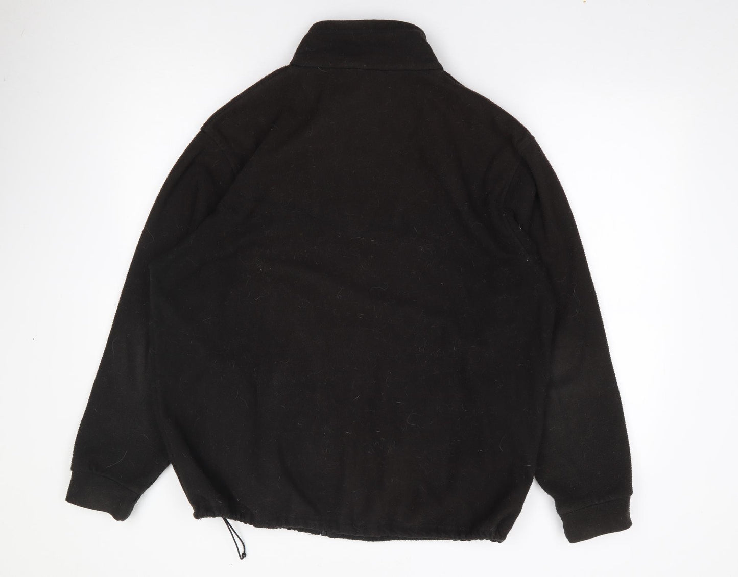 Regatta Mens Black  Polyester Full Zip Sweatshirt Size L