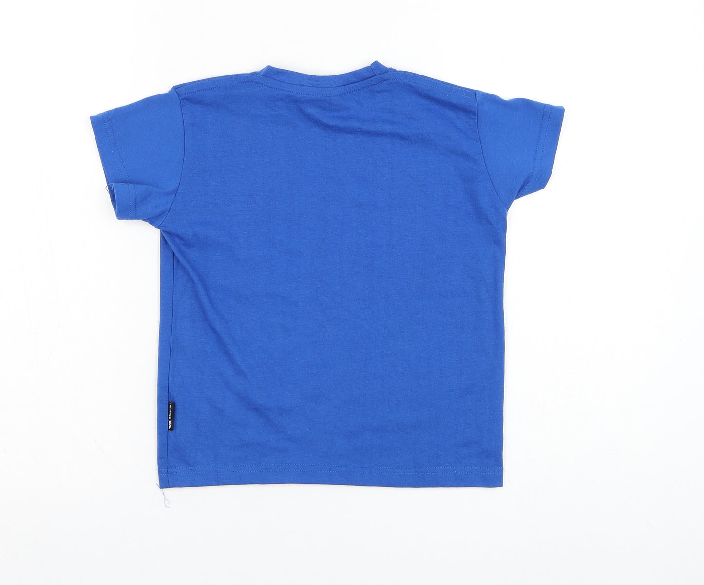 Trespass Boys Blue  Polyester Basic T-Shirt Size 3-4 Years Round Neck Pullover