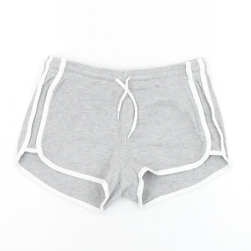 Primark Girls Grey  Cotton Sweat Shorts Size 6 Years  Regular