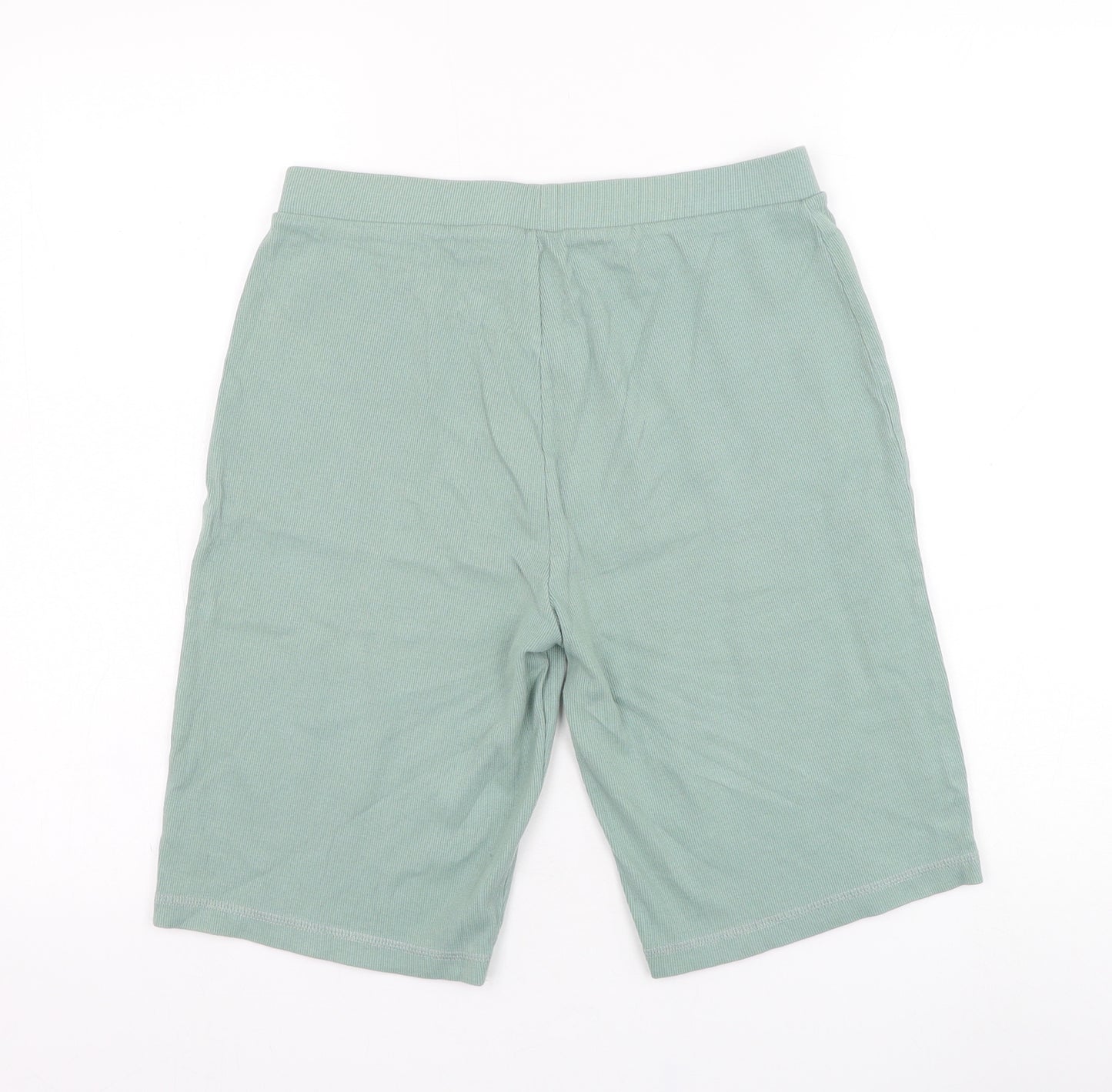 George Girls Green  Cotton Biker Shorts Size 15-16 Years  Regular