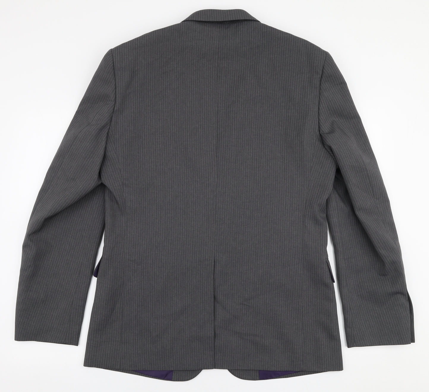 Taylor & Wright Mens Grey  Polyester Jacket Suit Jacket Size 40