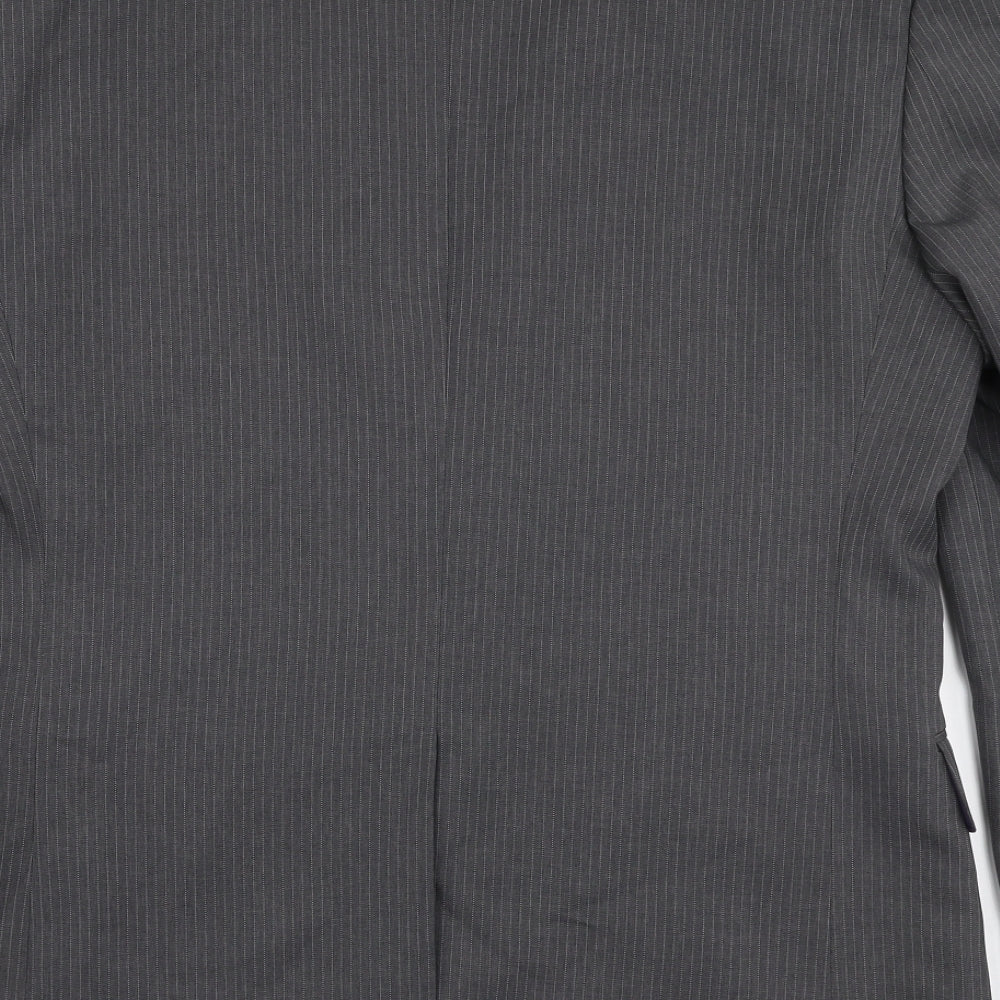 Taylor & Wright Mens Grey  Polyester Jacket Suit Jacket Size 40