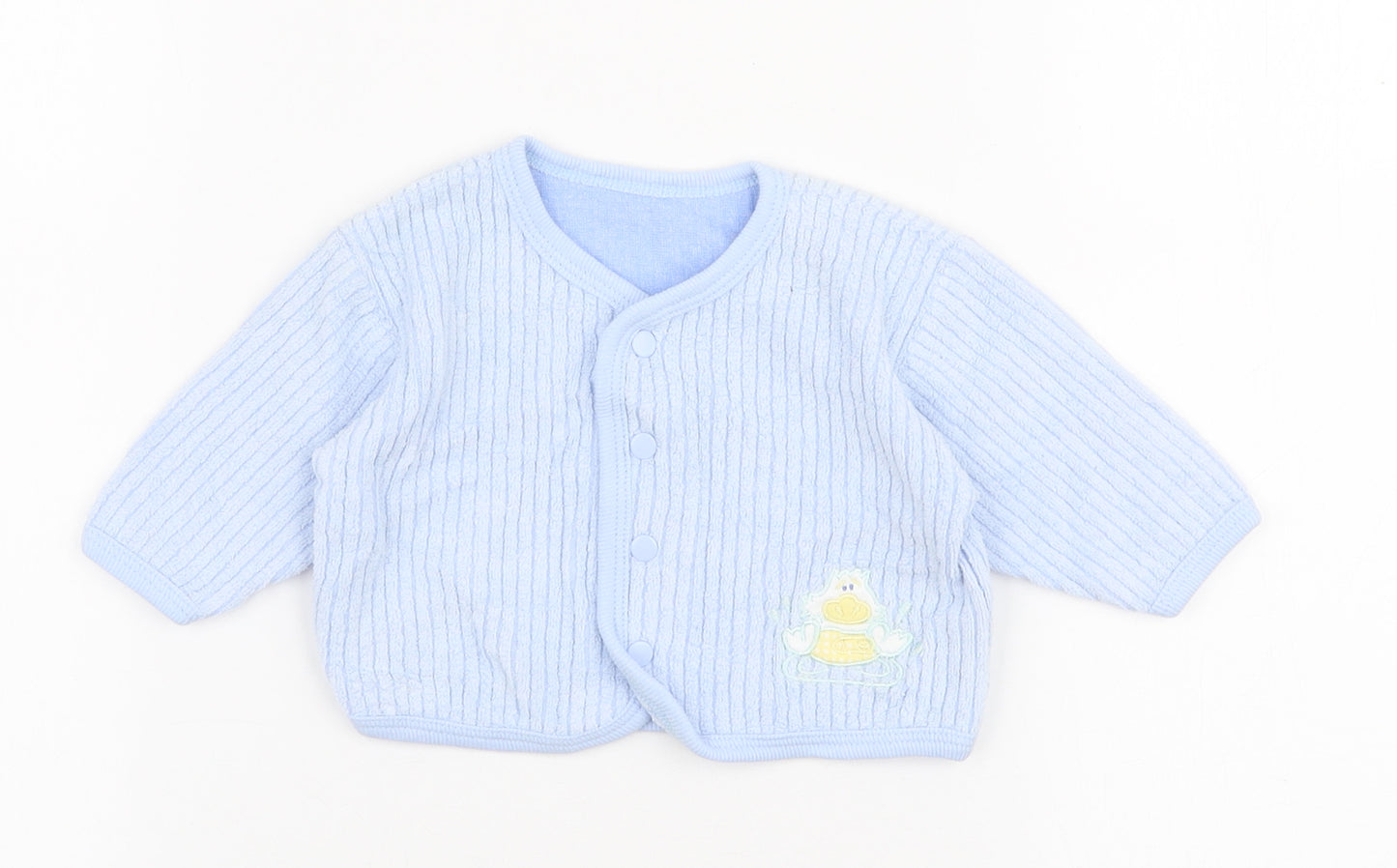 St Bernard Baby Blue  Cotton Cardigan Jumper Size 0-3 Months  Button