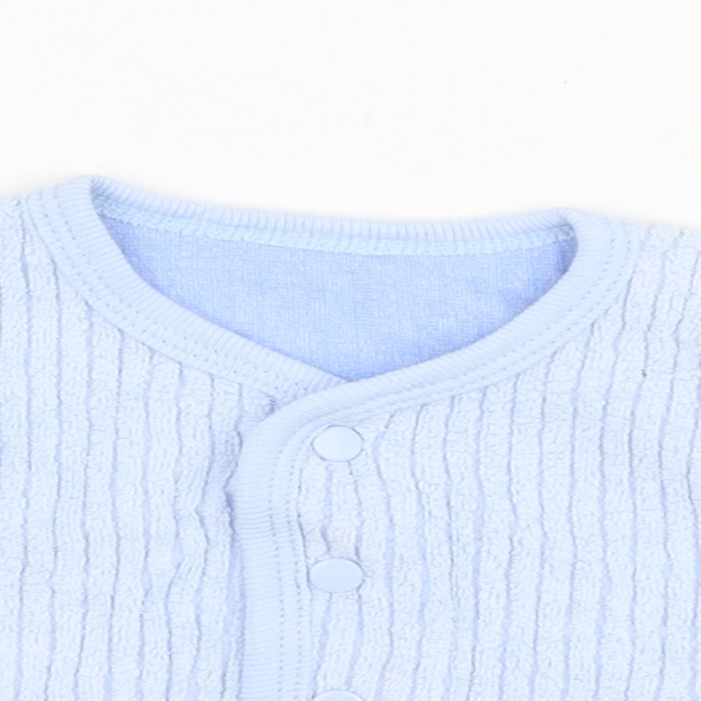 St Bernard Baby Blue  Cotton Cardigan Jumper Size 0-3 Months  Button
