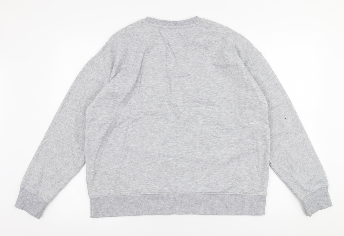 Primark Womens Grey  Cotton Pullover Sweatshirt Size M  Pullover