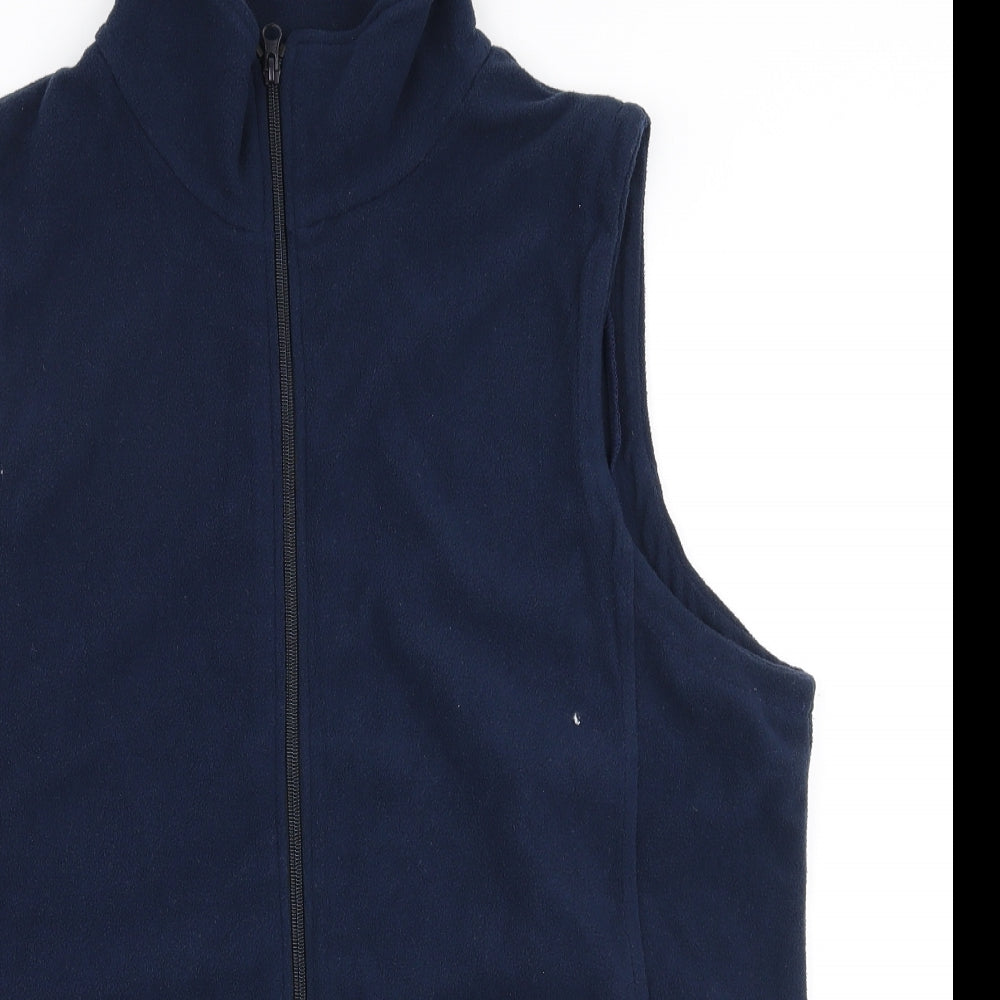 Comfort Needs Womens Blue   Gilet Jacket Size XL  Zip
