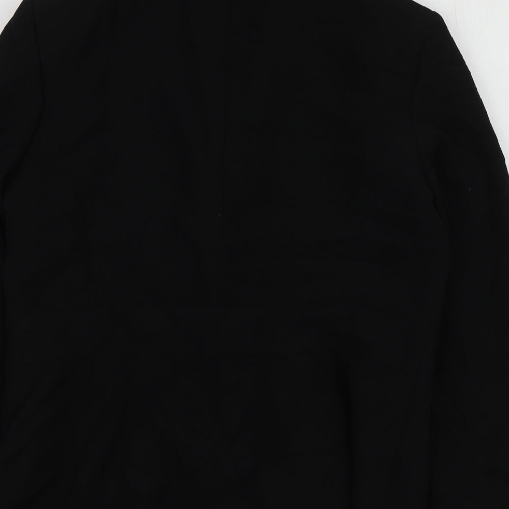 Papaya Womens Black  Polyester Jacket Suit Jacket Size 14