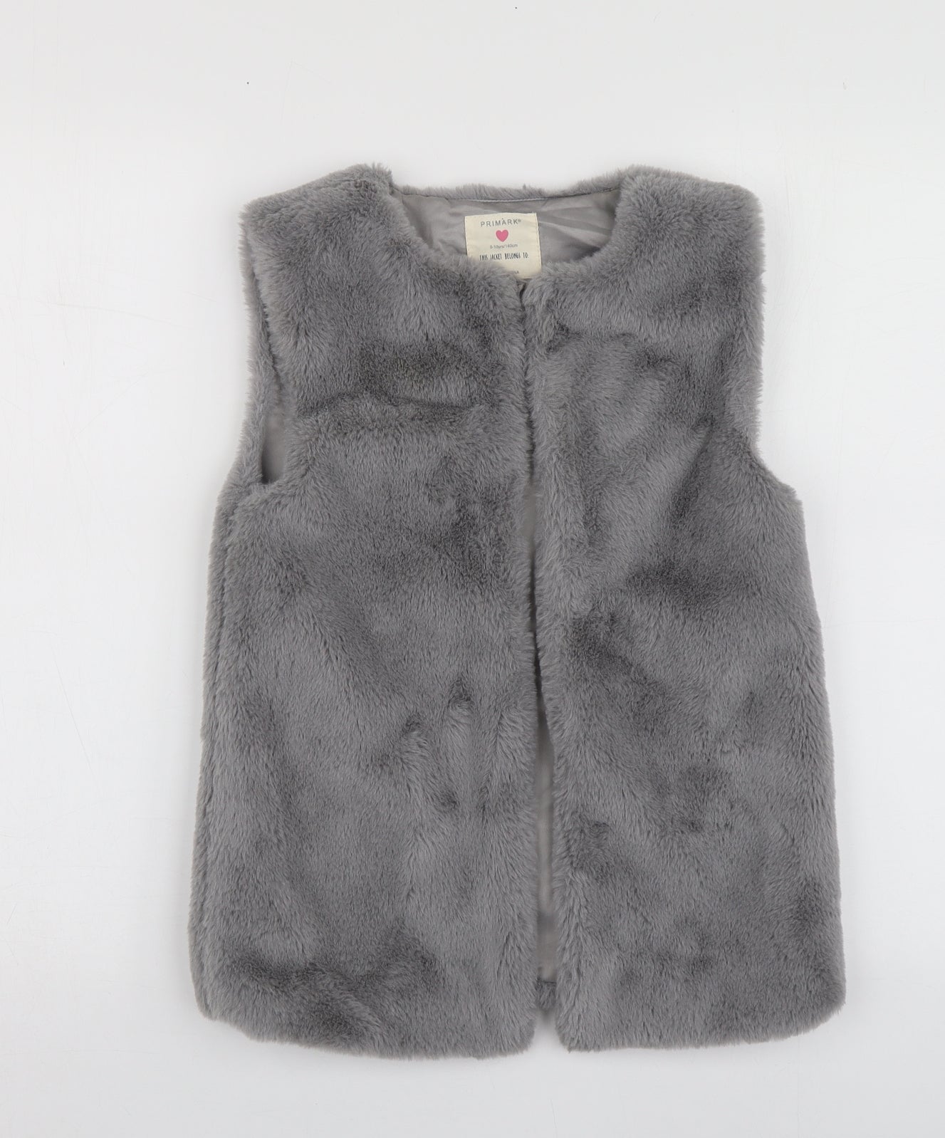 Primark Girls Grey   Gilet Blazer Size 9-10 Years