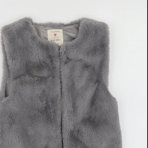 Primark Girls Grey   Gilet Blazer Size 9-10 Years