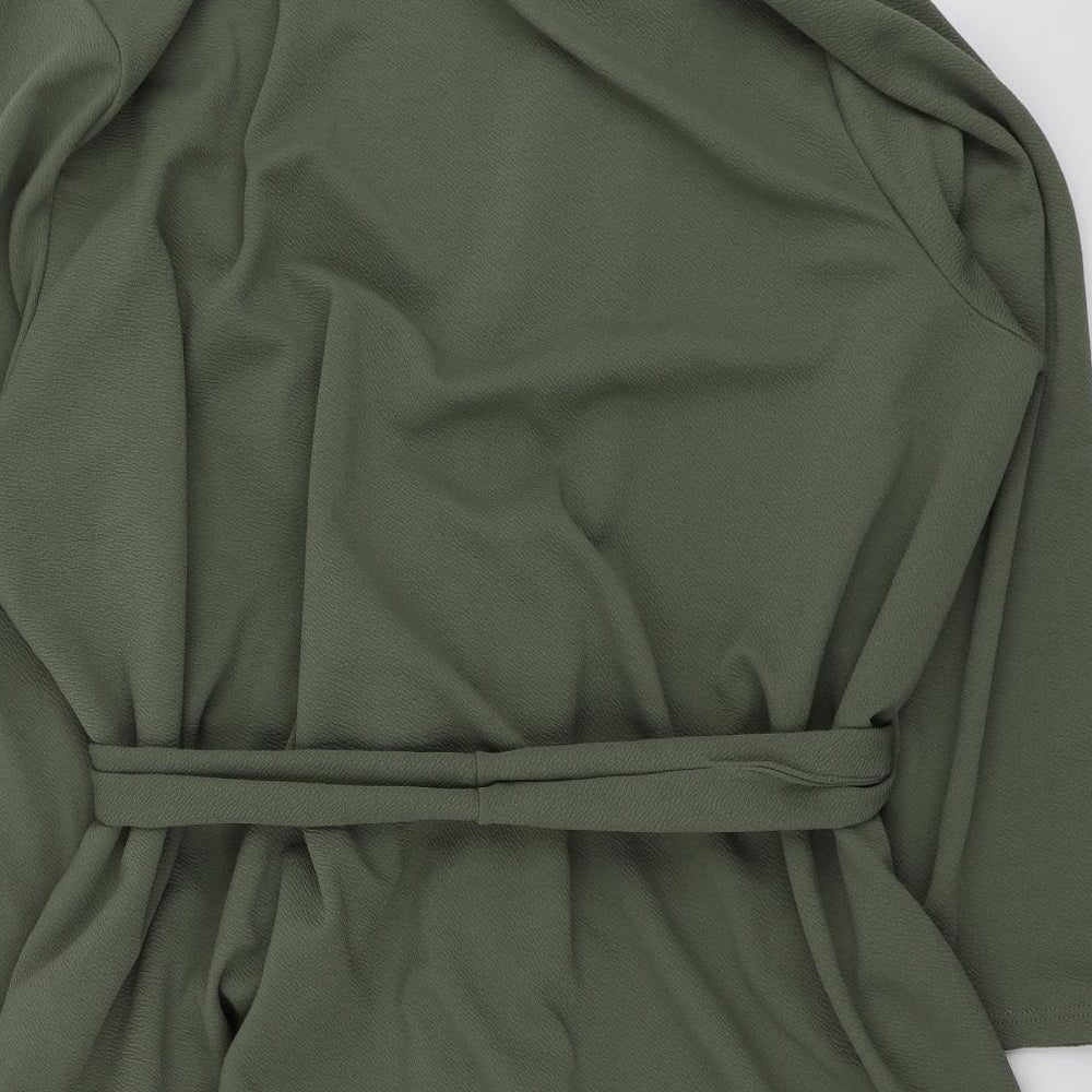 Boohoo Womens Green   Jacket Blazer Size 24