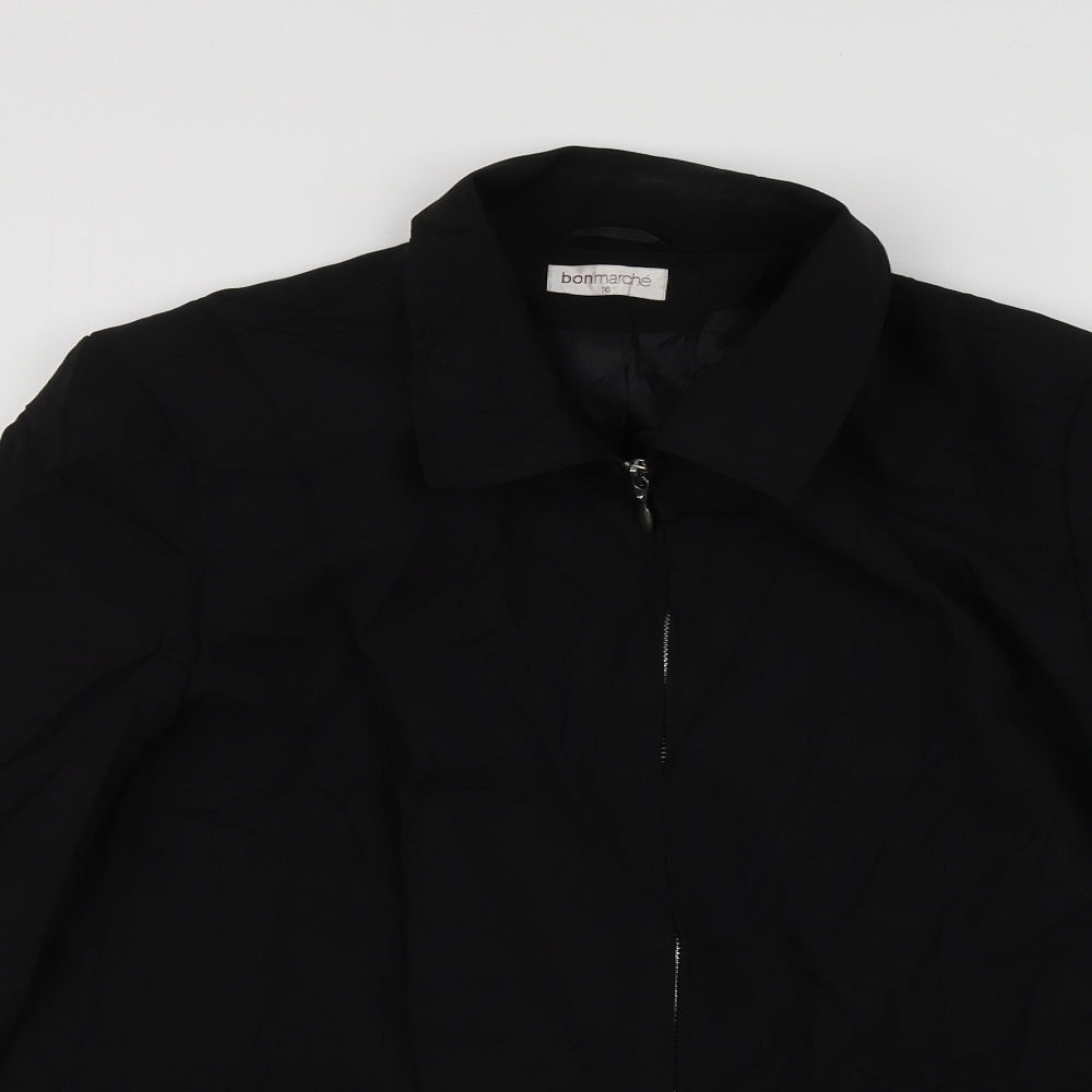 Bonmarché Womens Black   Jacket Blazer Size 16