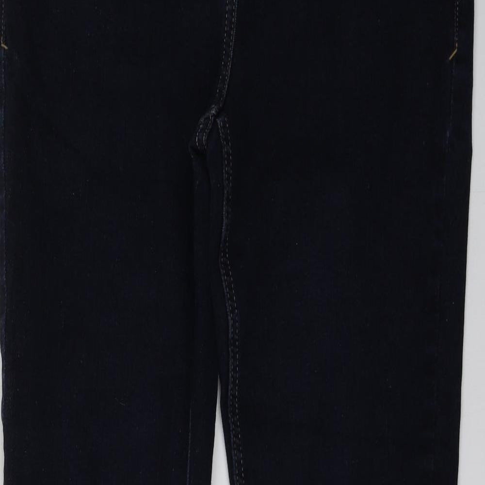 NEXT Womens Blue  Cotton Straight Jeans Size 16 L28 in Regular