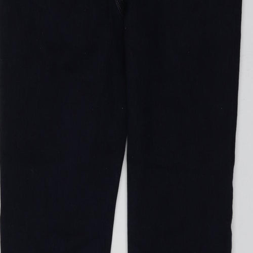 NEXT Womens Blue  Cotton Straight Jeans Size 16 L28 in Regular