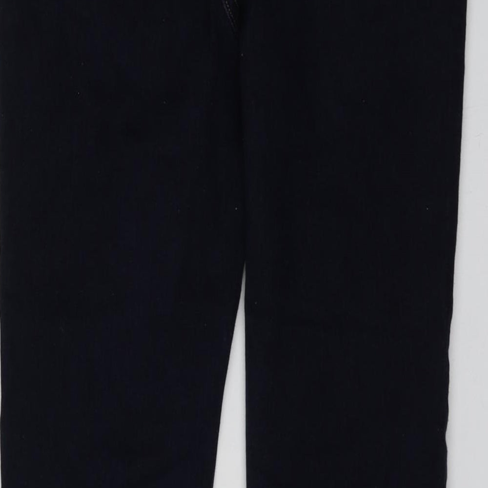 NEXT Womens Blue  Cotton Straight Jeans Size 16 L28 in Regular