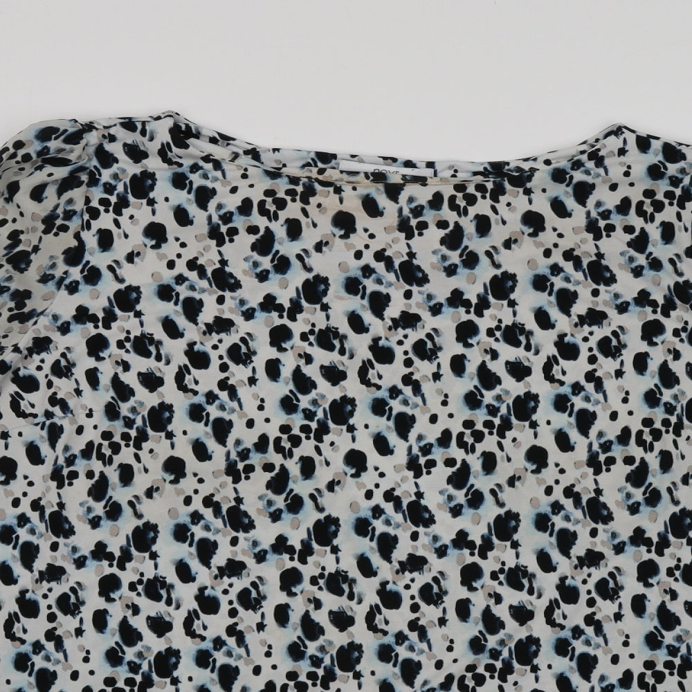 NEXT Womens Multicoloured Animal Print Polyester Basic Blouse Size 20 Round Neck