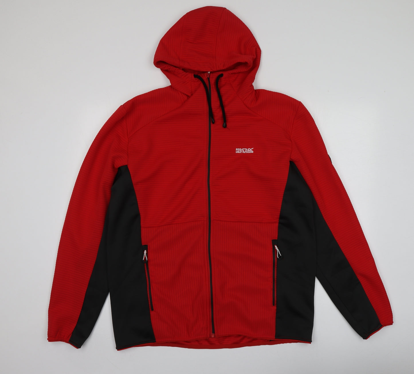 Regatta Mens Red  Polyester Full Zip Hoodie Size XL