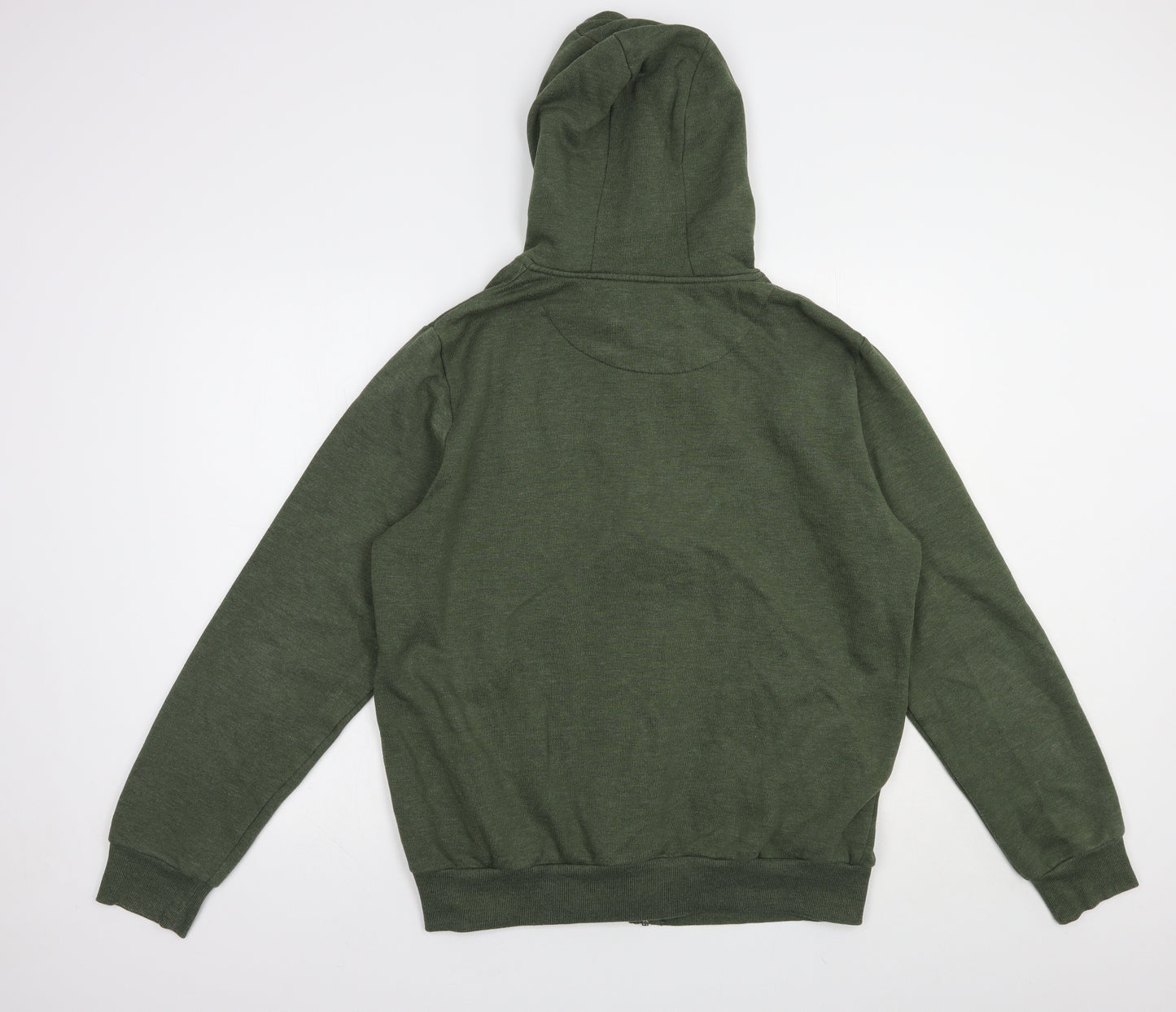 Primark Mens Green  Cotton Full Zip Hoodie Size L