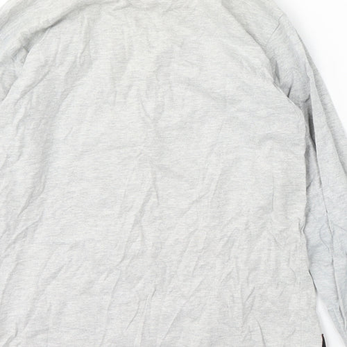 NEXT Boys Grey  Cotton Basic T-Shirt Size 9 Years Round Neck  - LEGO