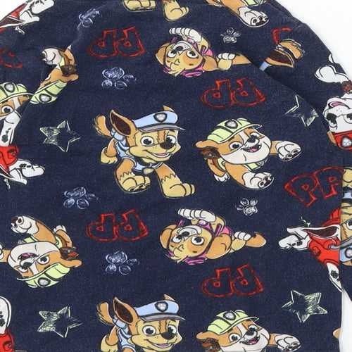 NEXT Boys Blue Round Neck Geometric Cotton Pullover Jumper Size 4-5 Years   - Paw Patrol