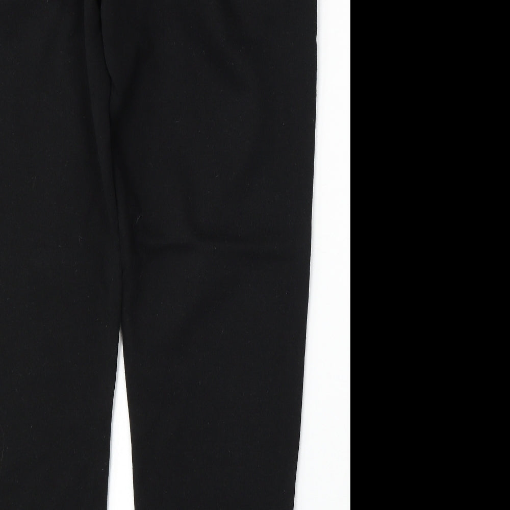 New Look Womens Black  Polyester Jogger Trousers Size 12 L30 in Regular
