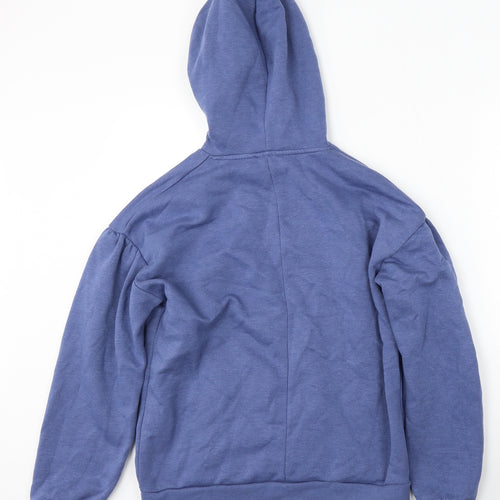 Matalan Womens Blue  Polyester Pullover Hoodie Size S
