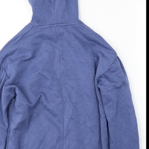 Matalan Womens Blue  Polyester Pullover Hoodie Size S