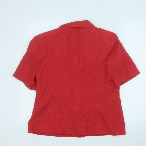 isabelle Womens Red   Jacket Blazer Size 16