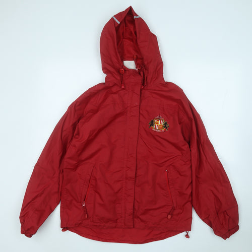 sunderland Womens Red   Windbreaker Coat Size 12