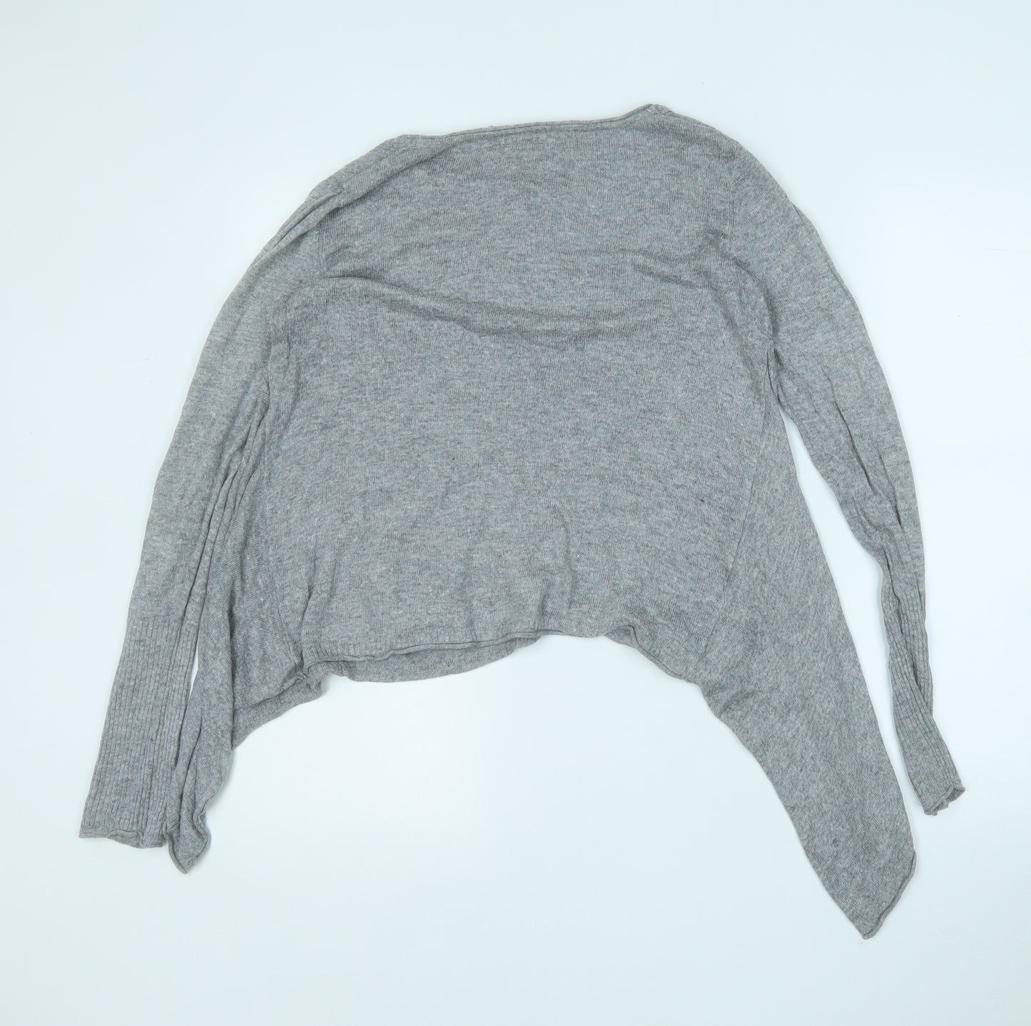 NEXT Womens Grey Round Neck  Viscose Pullover Jumper Size 12
