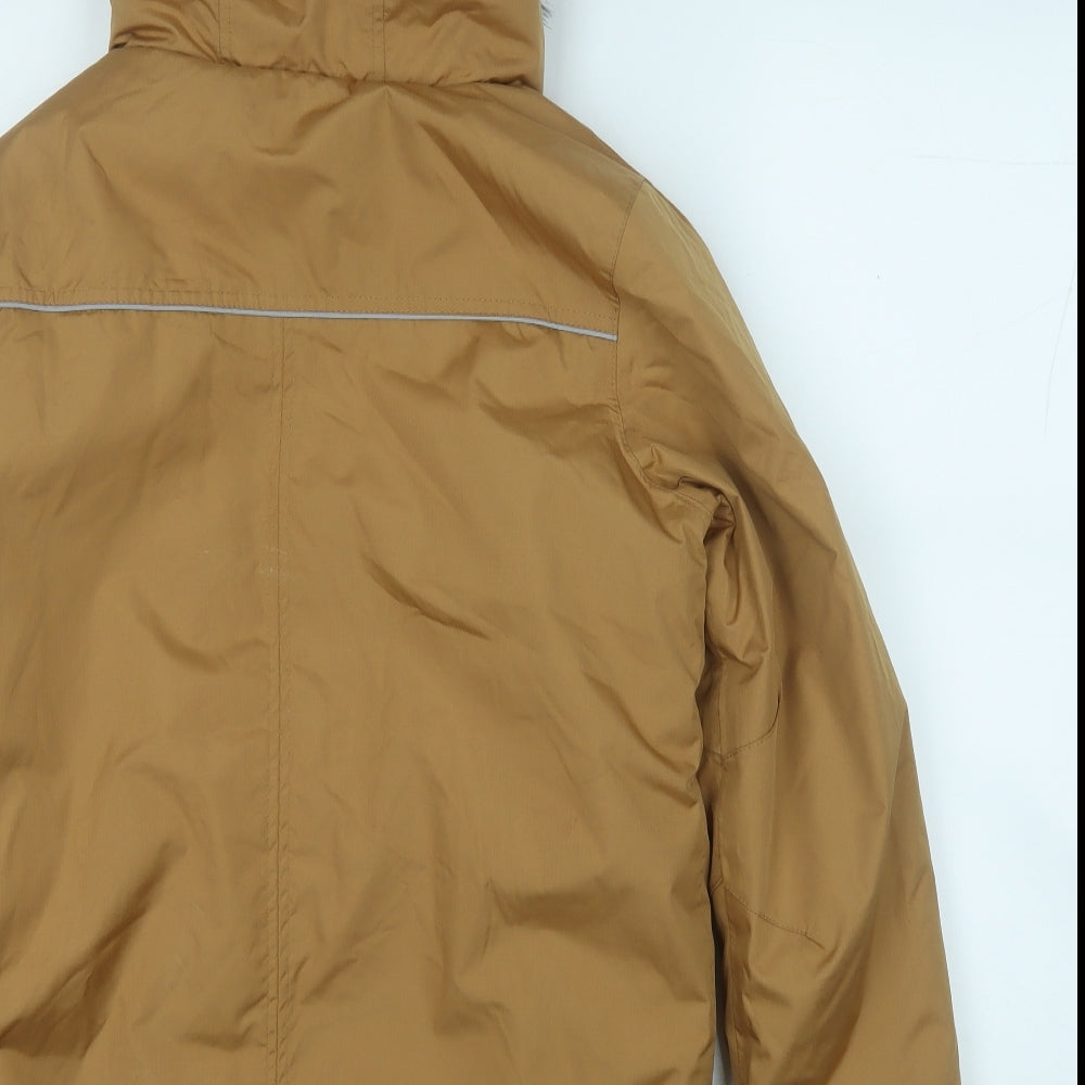 TU Girls Brown   Parka Coat Size 11-12 Years
