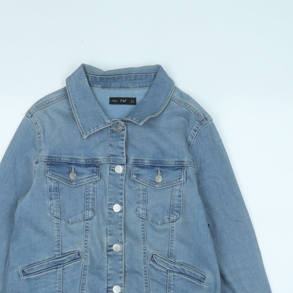 F&F Womens Blue   Jacket  Size 16