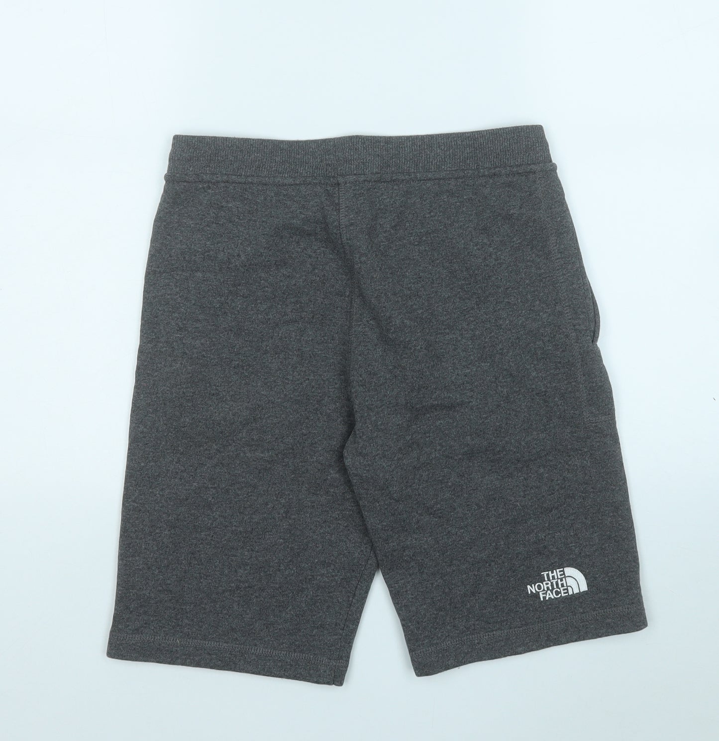 The North Face Boys Grey  Cotton Sweat Shorts Size L  Regular