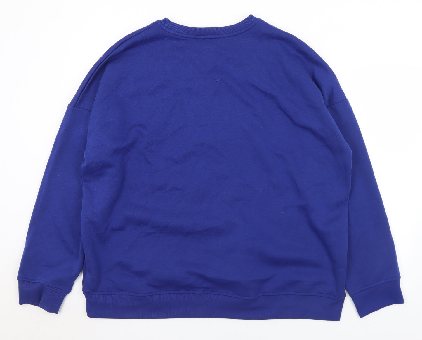 F&F Womens Blue  Polyester Pullover Sweatshirt Size 22   - Christmas