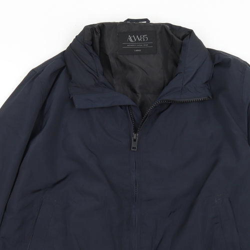 Matalan Mens Black   Jacket Coat Size L  Zip