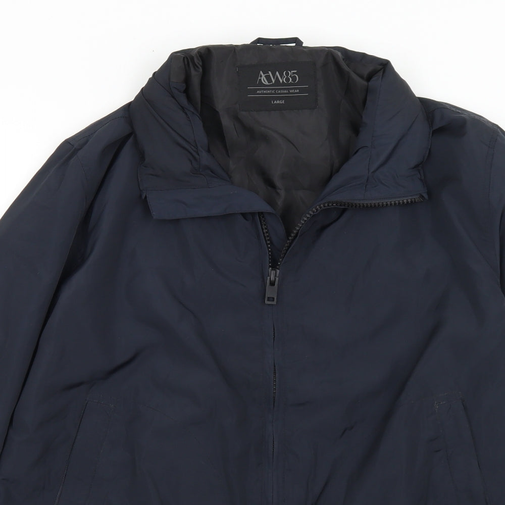 Matalan Mens Black   Jacket Coat Size L  Zip